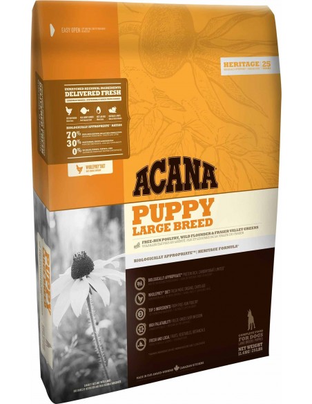 Acana Heritage Puppy Large Breed - cane 11,4 kg