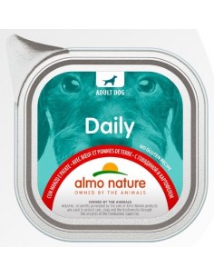 Almo Nature Dog - Dailymenu - Adult Dog - con Manzo e Patate - 300 gr - Vaschetta