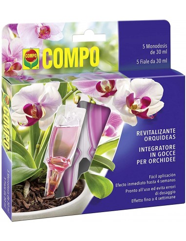 Compo - Integratore in gocce per Orchidee - 5 fiale da 30 ml