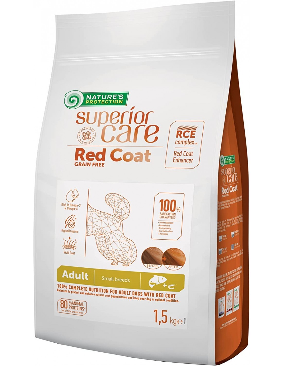 Nature's Protection Superior Care RED COAT Small Breeds con Salmone