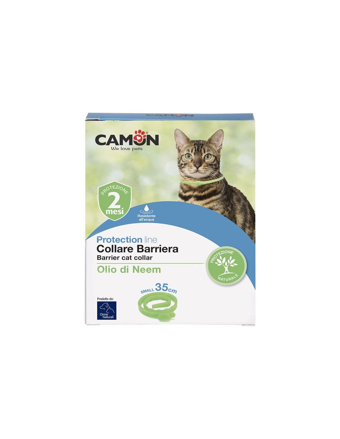 Camon - Collare Barriera all'Olio di Neem - per gatti
