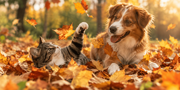 Guida all’autunno per cani e gatti: come affrontare la stagione al meglio